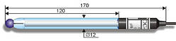 Лабораторний pH-електрод ЕС-10601 (ЕСЛ-43-07)