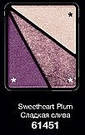 Тіні для повік "Грані кольору" Avon, колір Sweetheart Plum, Солодка слива, Ейвон, 3-х кольорова палітра, фото 2