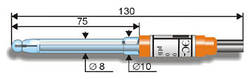 Лабораторний pH-електрод ЕС-10307 (ЕСЛ-15-11)