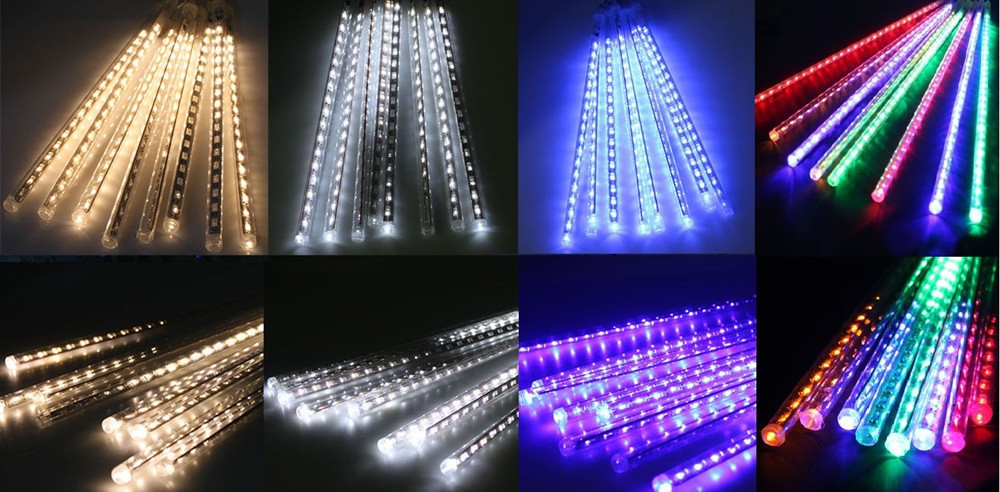 Новогодняя гирлянда "Сосулька" 144 LED, IP44, 30 CM - фото 2 - id-p599387231