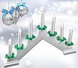 Новорічний світильник "Свічки" 7 LED, фото 4