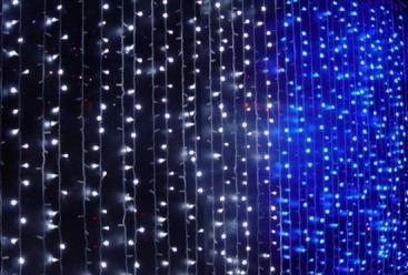 Новогодняя гирлянда штора 400 LED 10 м - фото 3 - id-p599387389