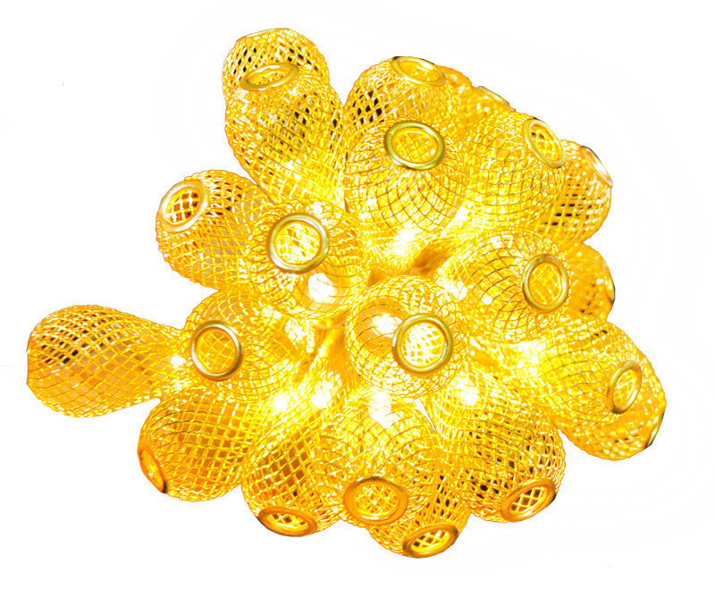 Новогодняя гирлянда "Золотая груша" 30 LED, 6,5м - фото 3 - id-p599387421