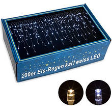 Новорічна гірлянда штора 200 LED 5 м