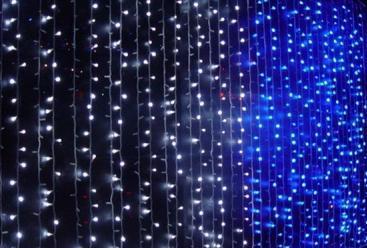 Новогодняя гирлянда штора 600 LED 15 м - фото 3 - id-p599387435