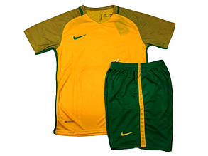 Футбольна форма ігрова Nike (Найк жовто-зелена), фото 2