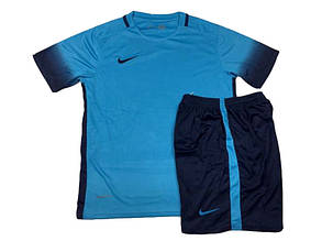 Футбольна форма ігрова Nike (блакитна), фото 2
