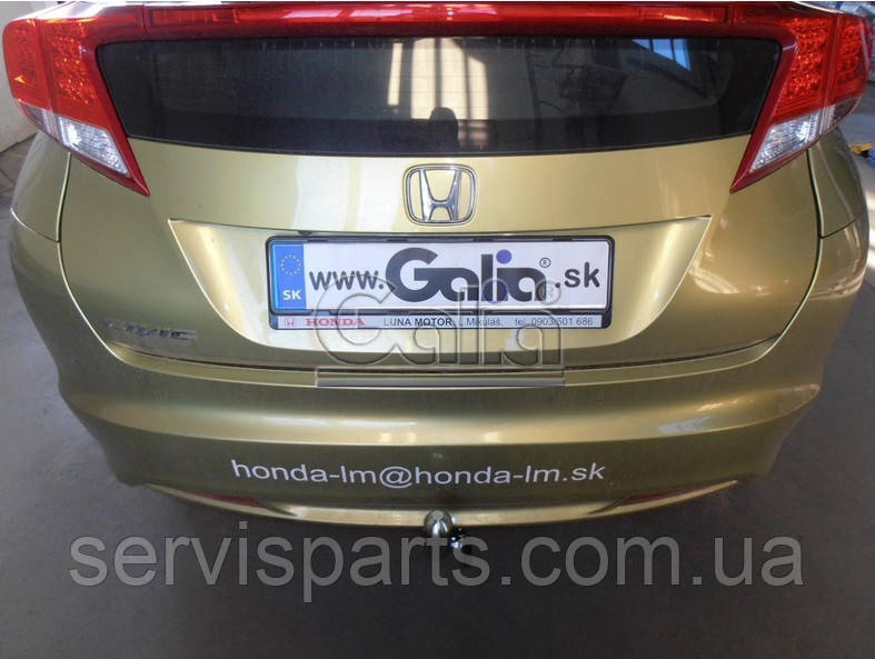 Оцинкованный фаркоп для Honda Civic 2011- (Хонда Сивик) - фото 5 - id-p599465556