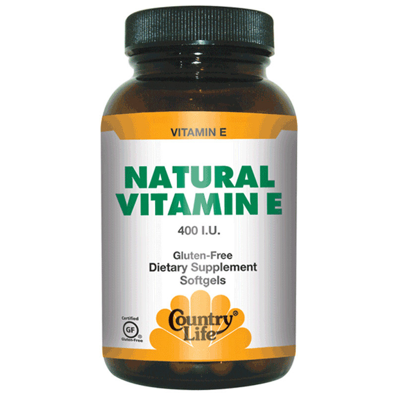 Вітаміни NATURAL VITAMIN Е (60 кап) COUNTRY LIFE