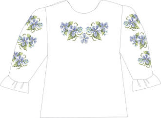 ВДП-10. Заготівля для вишивки бісером Дитяча блузочка домоткана