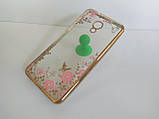 Чохол бампер із золотими стразами для Meizu M5s, фото 4