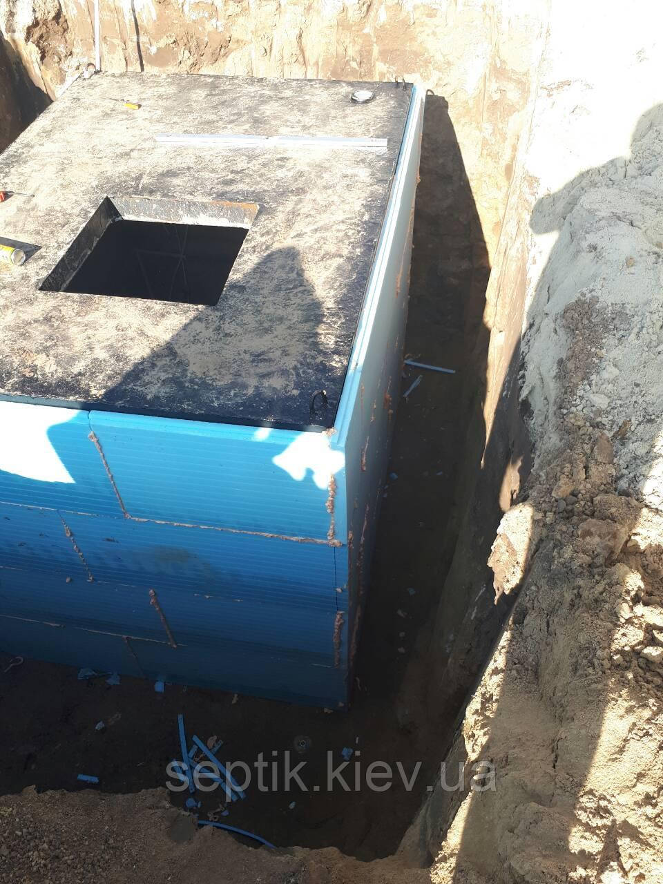 Кесон-погріб з водонепроникного бетону гідротехнічного