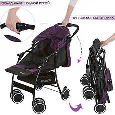 Коляска детская M 3433-2 V CENTRO (Фиолетовый), фото 4