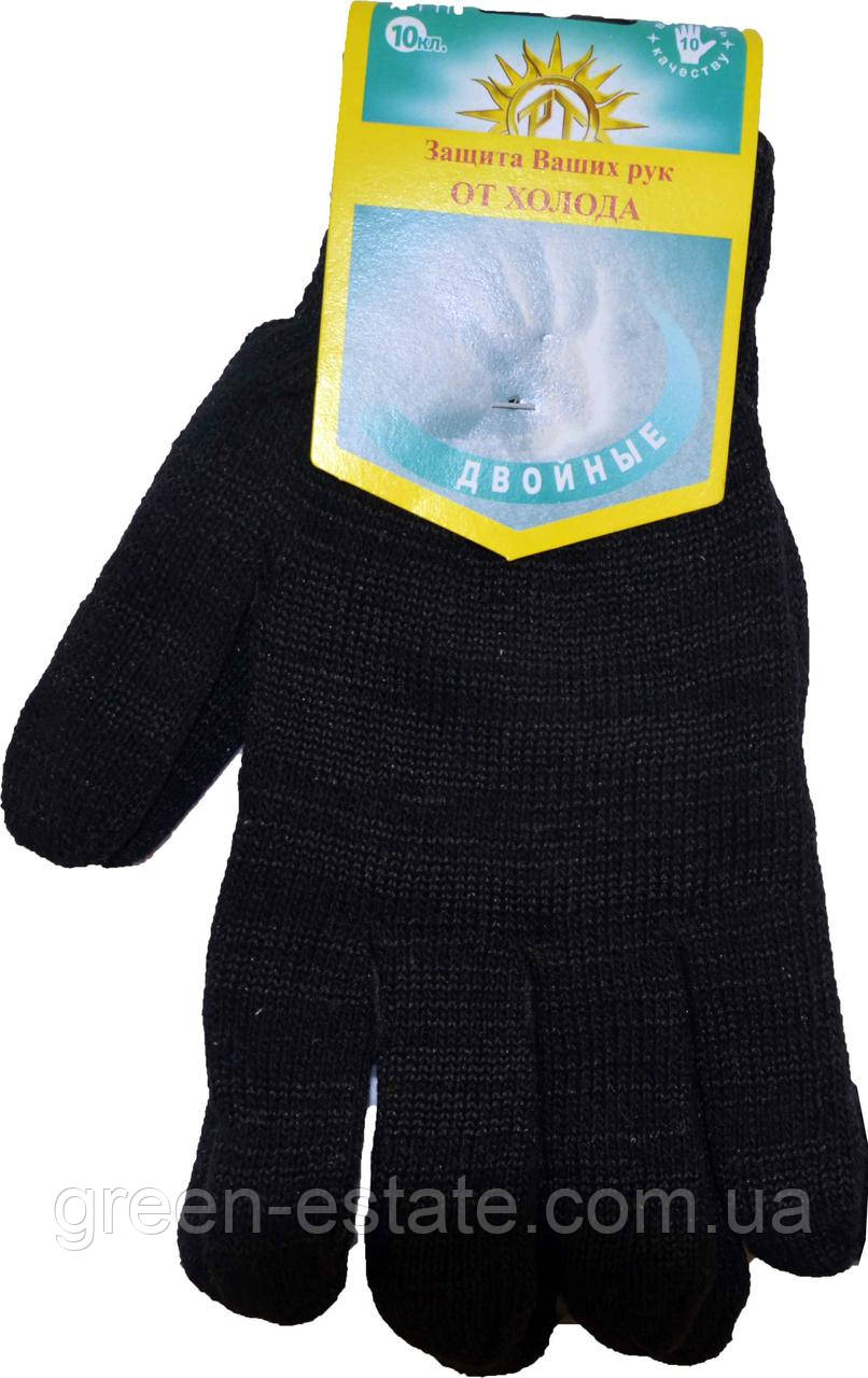 Рукавички теплі подвійні арт. 116