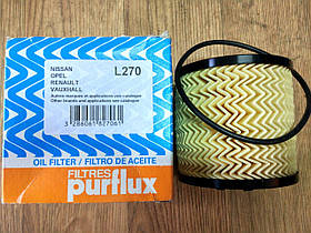 Фільтр масляний Renault Trafic, Opel Vivaro 2.5, 2003-2006, Purflux L270