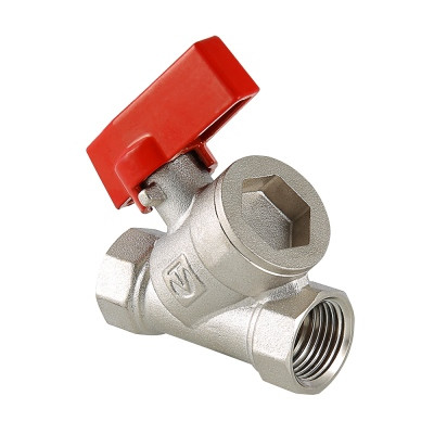 Кран кульовий Valtec з цільним корпусом 1/2" вн.-вн.