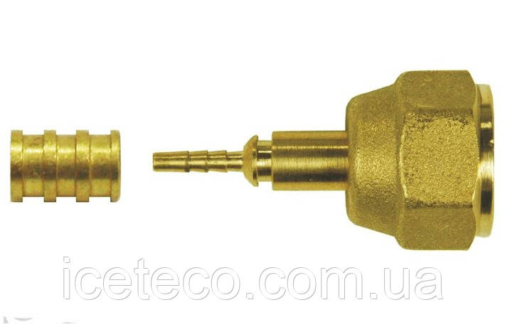 Фітинг 101 Cold-flex прямий ¼ з гайкою до гнучкої капілярній трубці