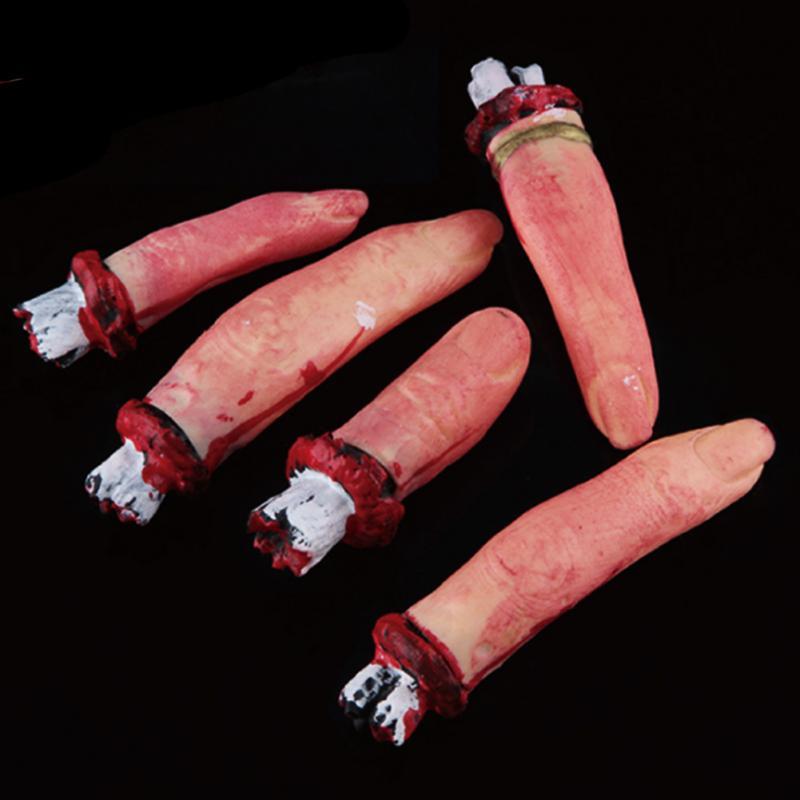 Оторванные пальци кровавые, декор на хэллоуин - фото 2 - id-p599640858
