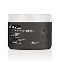 Гель екстрасильної фіксації волосся Dott. Solari Style Black Line Extra strong hold gel 500 ml
