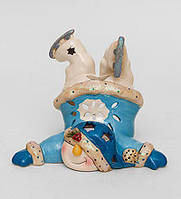 Порцеляновий свічник "Сніговик" (Pavone) BS-509