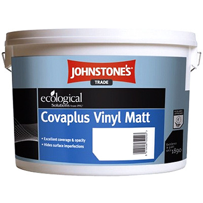 Водоемульсійна фарба для стін і стель Johnstone's Covaрlus Vinil Matt, вінілова, 2,5 л