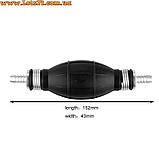 Ручний насос для підкачування дизельного або бензинового палива в карбюратор і ПНВТ груша перекачування насос підкачки палива, фото 5