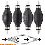 Ручний насос для підкачування дизельного або бензинового палива в карбюратор і ПНВТ груша перекачування насос підкачки палива, фото 4