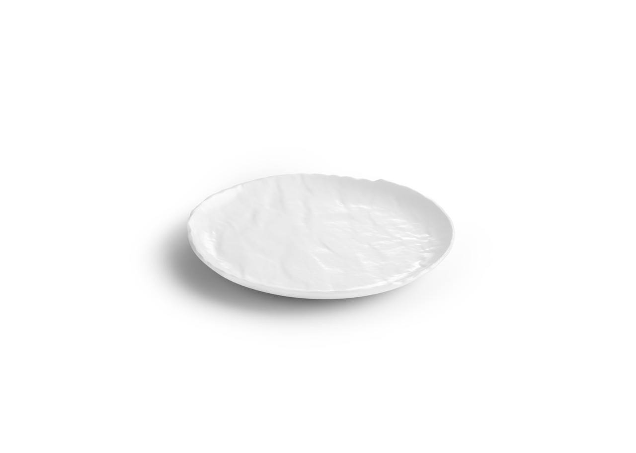 Тарілка кругла мілка 26см WHITE LIVELLI, фото 1