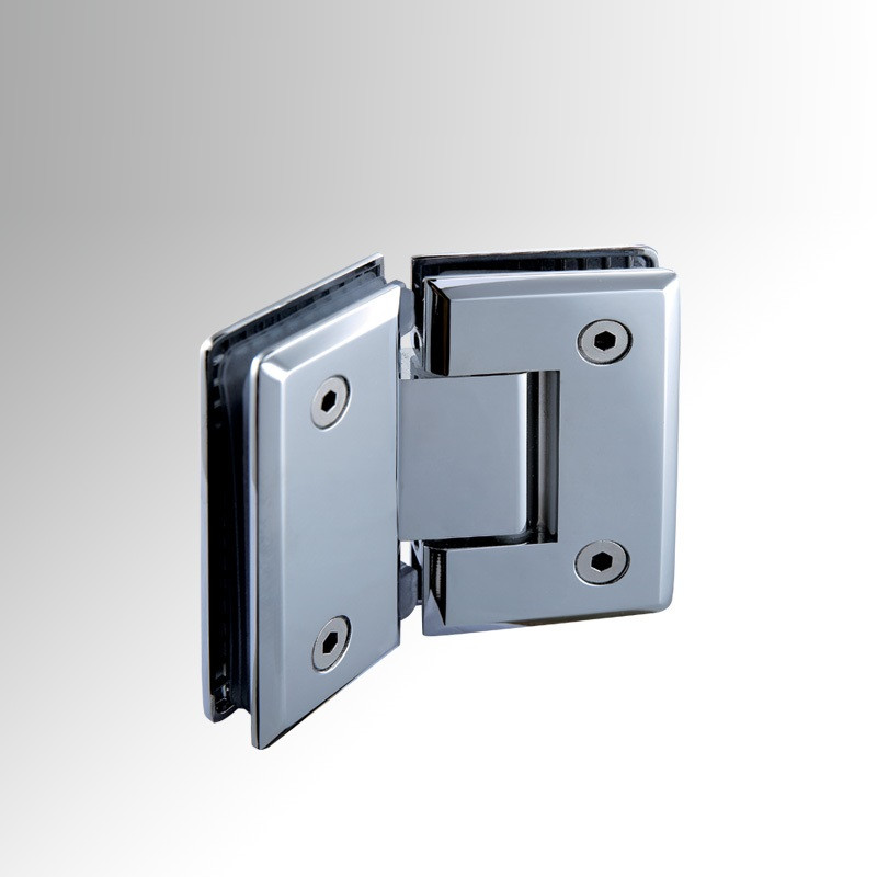 HDL-302 ПЕТЛЯ СКЛО-СКЛО 135 ГРАДУСІВ для душової кабіни (нержавійка)