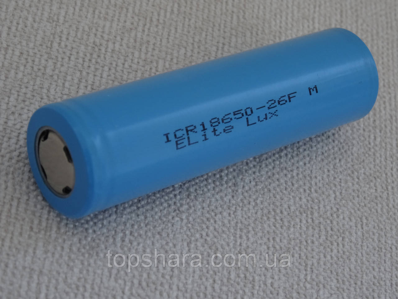 Акумулятор Li-ion ICR 18650 — 26 F M Elite Lux 2600 mAh із захистом, фото 1