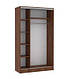 Шафа-купе 1200x450х2100 Фасад Дзеркало+Дзеркало, фото 3
