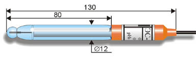 Промисловий рН-електрод ЕС-10302 (ЕСП-01-14)