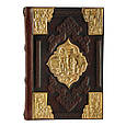 Євангеліє в шкіряній палітурці з декоративним литтям, фото 2