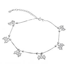 Срібні браслети на ногу