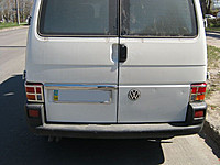 Накладка над номером Volkswagen T4 (фольксваген т4) 2дв, неірж.