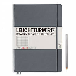 Блокнот Leuchtturm1917 Великий Slim Антрацит в лінію 22,5х31,5 см (344812) (4004117424984)