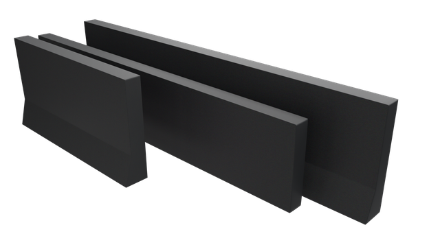 Резина на отвал, пластины армированные для отвалов снегоуборочной техники Резина армированная на отвал, Скребок для снегоуборочной машины