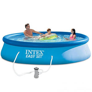 Надувний басейн intex 28142 Easy set 396 х 84 см.