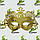 Венеційська маска Ізабелла золото, фото 2