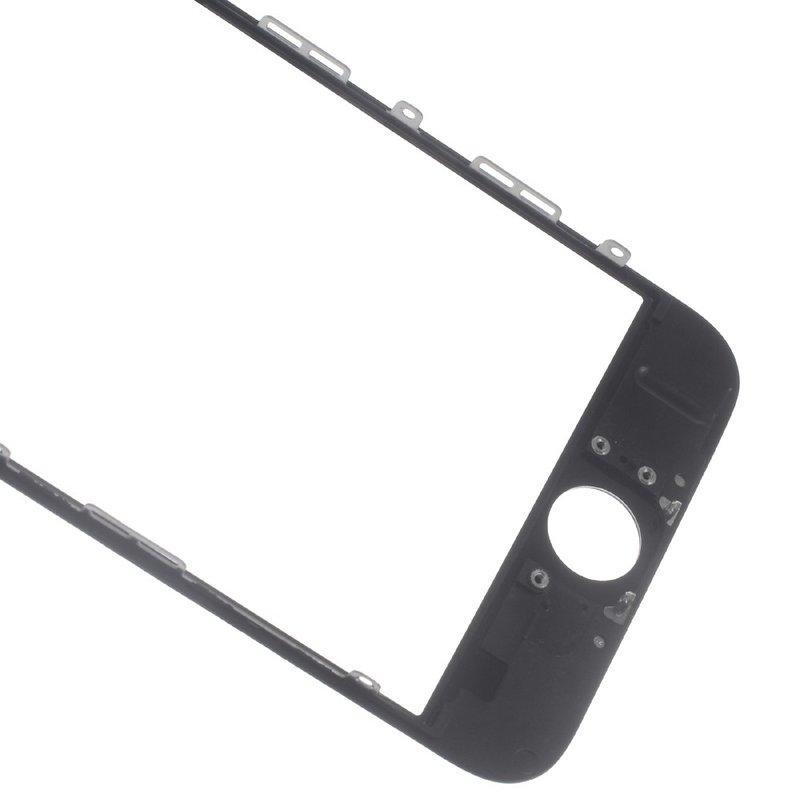 Стекло дисплея iPhone 6 (4.7) айфон , цвет черный , с OCA пленкой и рамкой - фото 4 - id-p564138234