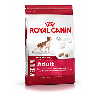 Корм Роял Канін Медіум Адалт Royal Canin Medium Adult для дорослих собак середніх порід 15 кг
