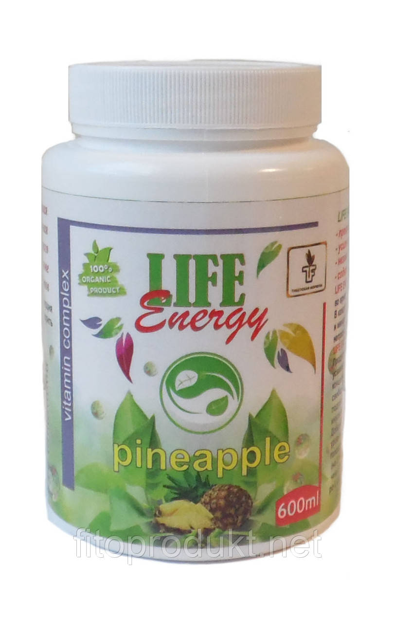 LIFE Energy pineapple вітамінний комплекс на основі екстракту ананаса, 600 мл