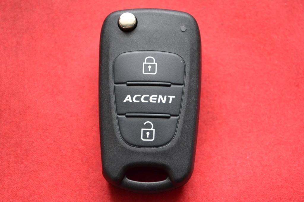 Ключ Hyundai Accent викидний корпус, фото 1