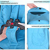 Дитяча коляска-тростина Bambi (M 3458-12) з посиленими колесами, фото 4