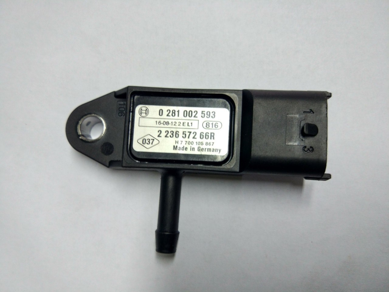 Датчик тиску турбіни Renault Trafic, Opel Vivaro 1.9, 2004-2006, Renault 223657266R