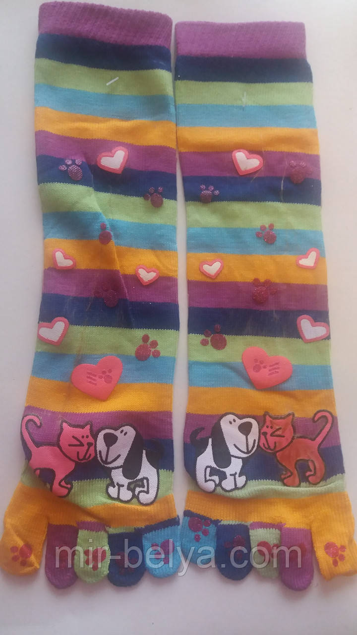 Жіночі шкарпетки з пальчиками шкарпетки з пальцями, фото 1