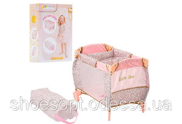Ліжко манеж для ляльок (Baby) Little Diva 2в1, фото 1