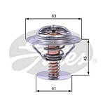Термостат ГАЗ 70°C (термоелемент) Gates
