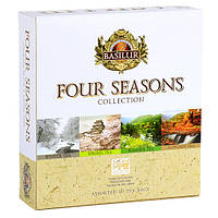 Подарочный набор чая Базилур коллекции Четыре сезона пакетированный