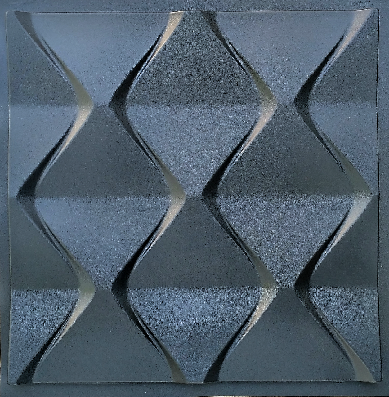 Пластиковая форма для изготовления 3d панелей "Пирамидки" 50*50 (форма для 3д панелей из абс пластика) - фото 1 - id-p533143606